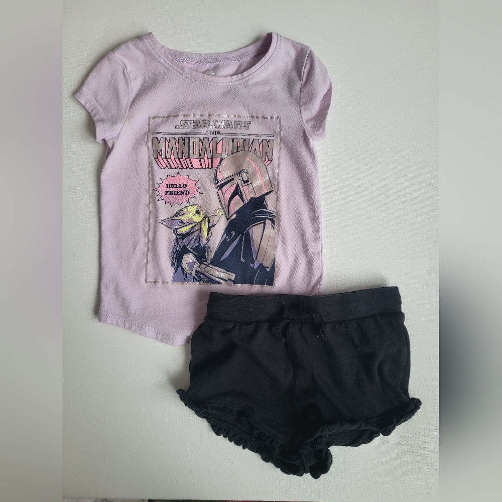 Star Wars Mandalorian Kids T-Shirt - Purple